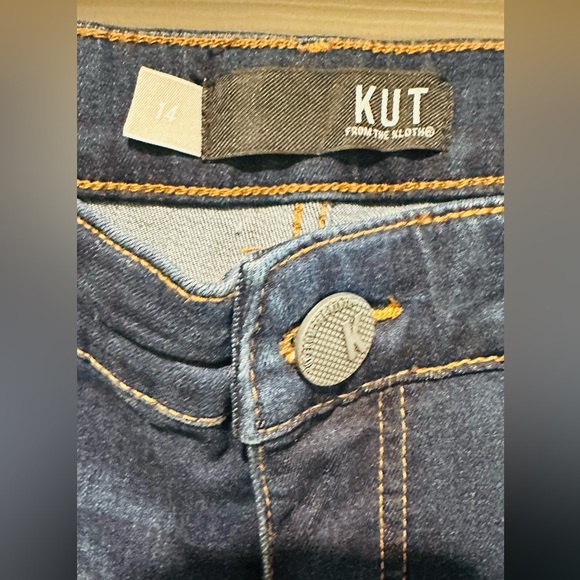 KUT FROM THE KLOTH Charlotte High Rise Fab At Fit Technique Culotte Crop Jeans - Picture 5 of 7